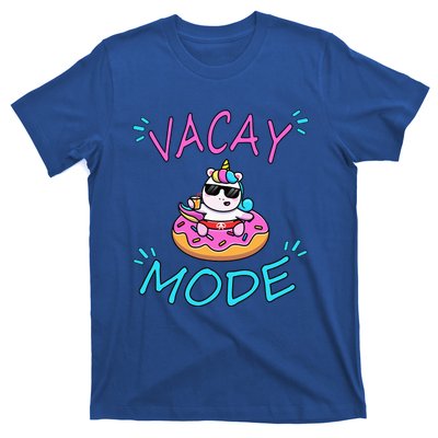 Cute Summer Vacay Mode Beach Mode Unicorn Cruise T-Shirt