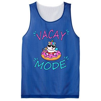 Cute Summer Vacay Mode Beach Mode Unicorn Cruise Mesh Reversible Basketball Jersey Tank