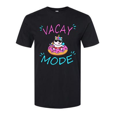 Cute Summer Vacay Mode Beach Mode Unicorn Cruise Softstyle CVC T-Shirt