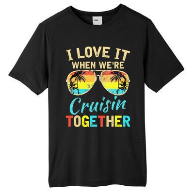 Cruise Ship Vacation Friends Buddies Couples Girl I Love It Tall Fusion ChromaSoft Performance T-Shirt