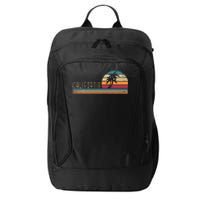 Cali Summer Vacation Ca Palm Trees Usa Retro California City Backpack