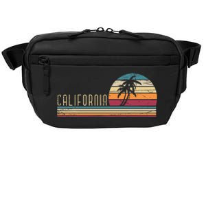 Cali Summer Vacation Ca Palm Trees Usa Retro California Crossbody Pack