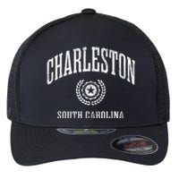 Charleston Sc Vintage College Sports Design Flexfit Unipanel Trucker Cap