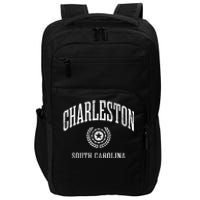 Charleston Sc Vintage College Sports Design Impact Tech Backpack