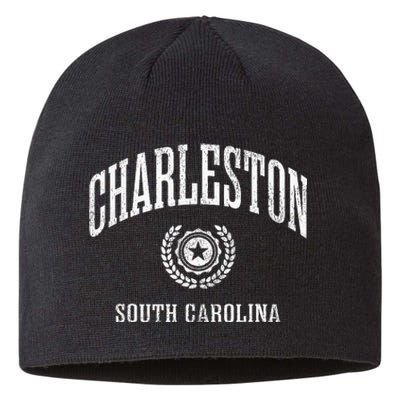 Charleston Sc Vintage College Sports Design Sustainable Beanie