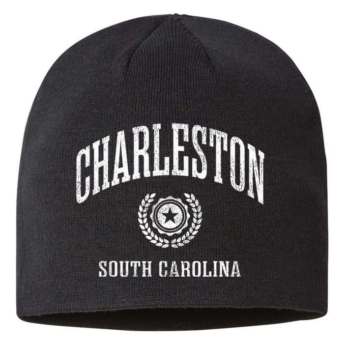 Charleston Sc Vintage College Sports Design Sustainable Beanie