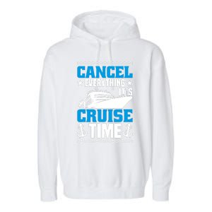 Cruising Ship Vacation Party & Family Cruising Crew Cruise Garment-Dyed Fleece Hoodie