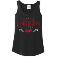 Chadron State Vintage College University Athletic Sports Ladies Essential Tank