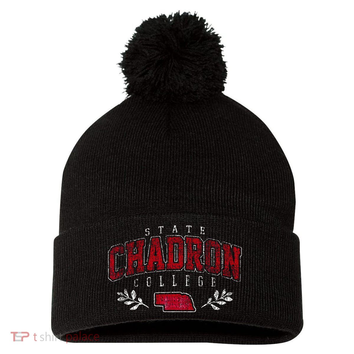 Chadron State Vintage College University Athletic Sports Pom Pom 12in Knit Beanie