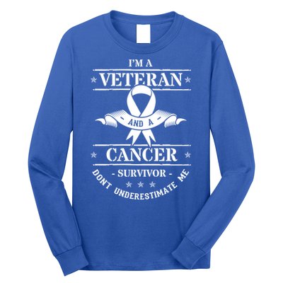 Cancer Survivor Veteran Chemotherapy Warrior Gift Long Sleeve Shirt