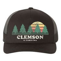 Clemson Sc Vintage Throwback Retro 70s Yupoong Adult 5-Panel Trucker Hat