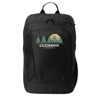 Clemson Sc Vintage Throwback Retro 70s City Backpack