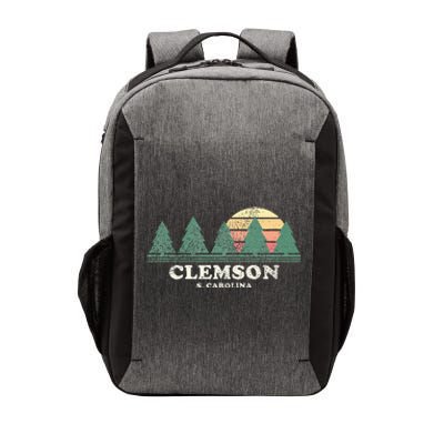 Clemson Sc Vintage Throwback Retro 70s Vector Backpack