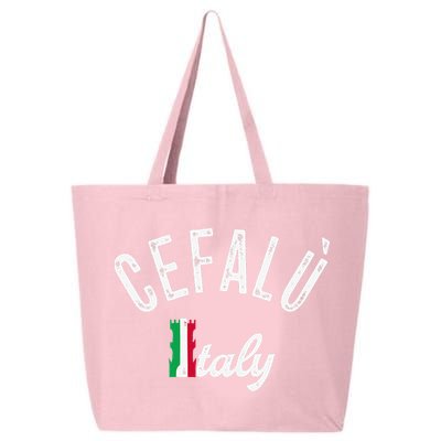 Cefalù Sicily Vacation Souvenir Retro Cefalù 25L Jumbo Tote