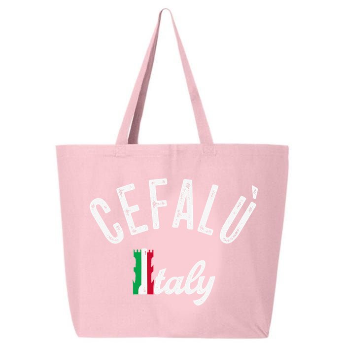Cefalù Sicily Vacation Souvenir Retro Cefalù 25L Jumbo Tote