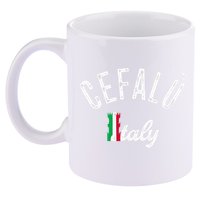 Cefalù Sicily Vacation Souvenir Retro Cefalù 11oz C Handle Ceramic Mug