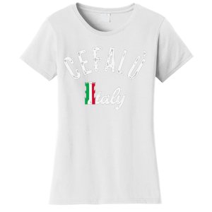 Cefalù Sicily Vacation Souvenir Retro Cefalù Women's T-Shirt