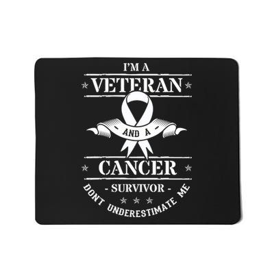 Cancer Survivor Veteran Chemotherapy Warrior Mousepad