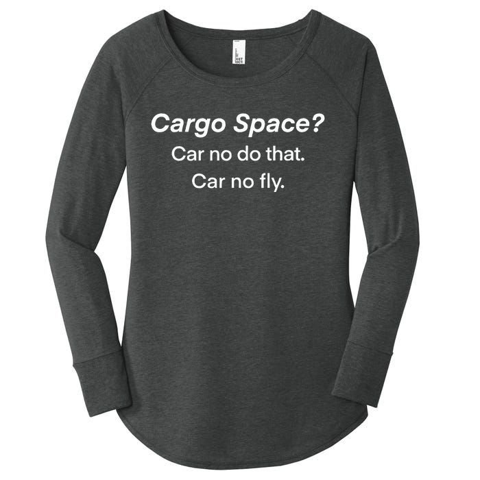 Cargo Space Vehicle Humor Women's Perfect Tri Tunic Long Sleeve Shirt