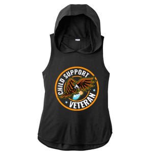 Child Support Veteran Ladies PosiCharge Tri-Blend Wicking Draft Hoodie Tank