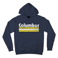 Columbus Soccer Vintage City Hoodie