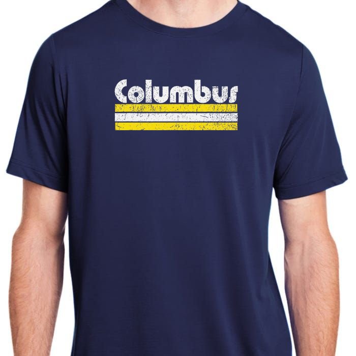 Columbus Soccer Vintage City Adult ChromaSoft Performance T-Shirt