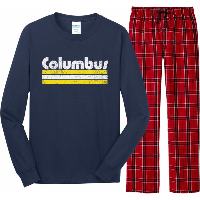 Columbus Soccer Vintage City Long Sleeve Pajama Set