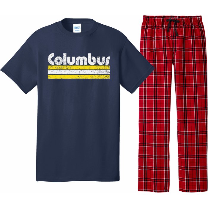 Columbus Soccer Vintage City Pajama Set