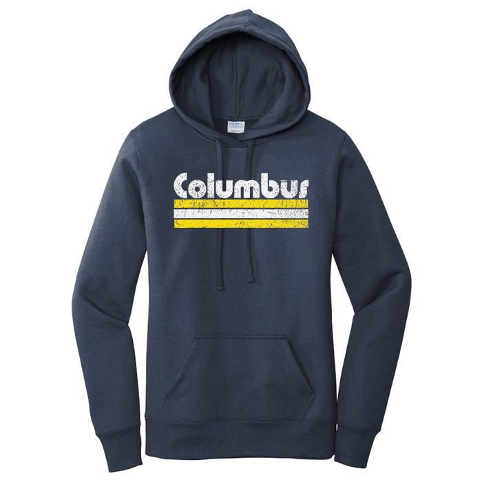 Columbus Soccer Vintage City Women's Pullover Hoodie