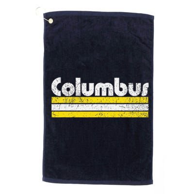 Columbus Soccer Vintage City Platinum Collection Golf Towel