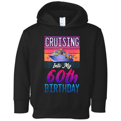 Cruise Ship Vacation 60 Year Old Birthday Toddler Hoodie