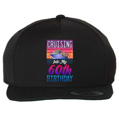 Cruise Ship Vacation 60 Year Old Birthday Wool Snapback Cap