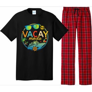 Cruise Ship Vacation Trip Family Matching Vacay Mode Gift Pajama Set