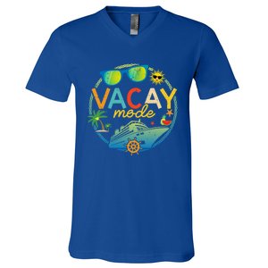 Cruise Ship Vacation Trip Family Matching Vacay Mode Gift V-Neck T-Shirt