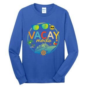 Cruise Ship Vacation Trip Family Matching Vacay Mode Gift Tall Long Sleeve T-Shirt