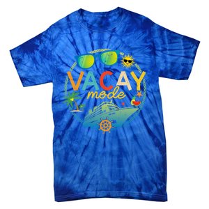 Cruise Ship Vacation Trip Family Matching Vacay Mode Gift Tie-Dye T-Shirt