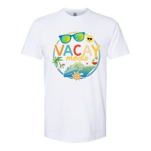 Cruise Ship Vacation Trip Family Matching Vacay Mode Gift Softstyle CVC T-Shirt