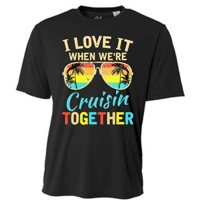 Cruise Ship Vacation Friends Buddies Couples Girl I Love It Cooling Performance Crew T-Shirt