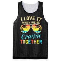 Cruise Ship Vacation Friends Buddies Couples Girl I Love It Mesh Reversible Basketball Jersey Tank