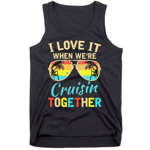 Cruise Ship Vacation Friends Buddies Couples Girl I Love It Tank Top