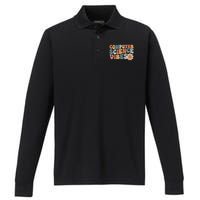 Computer Science Vibes It Computer Science Teacher Student Performance Long Sleeve Polo