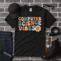 Computer Science Vibes It Computer Science Teacher Student Tall T-Shirt