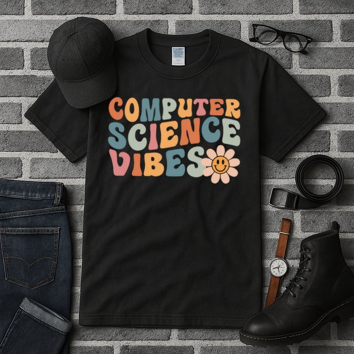 Computer Science Vibes It Computer Science Teacher Student Tall T-Shirt