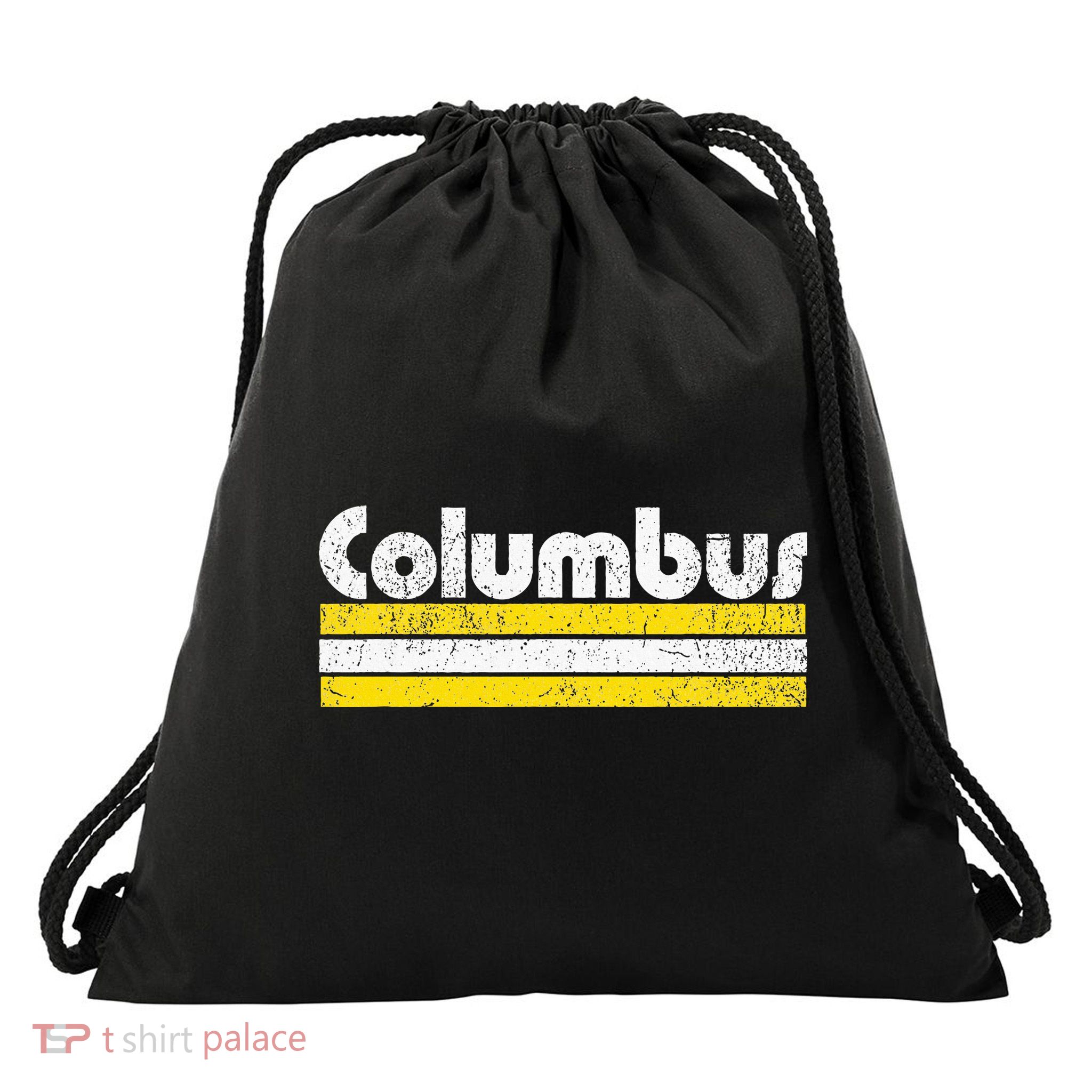 Columbus Soccer Vintage City Drawstring Bag