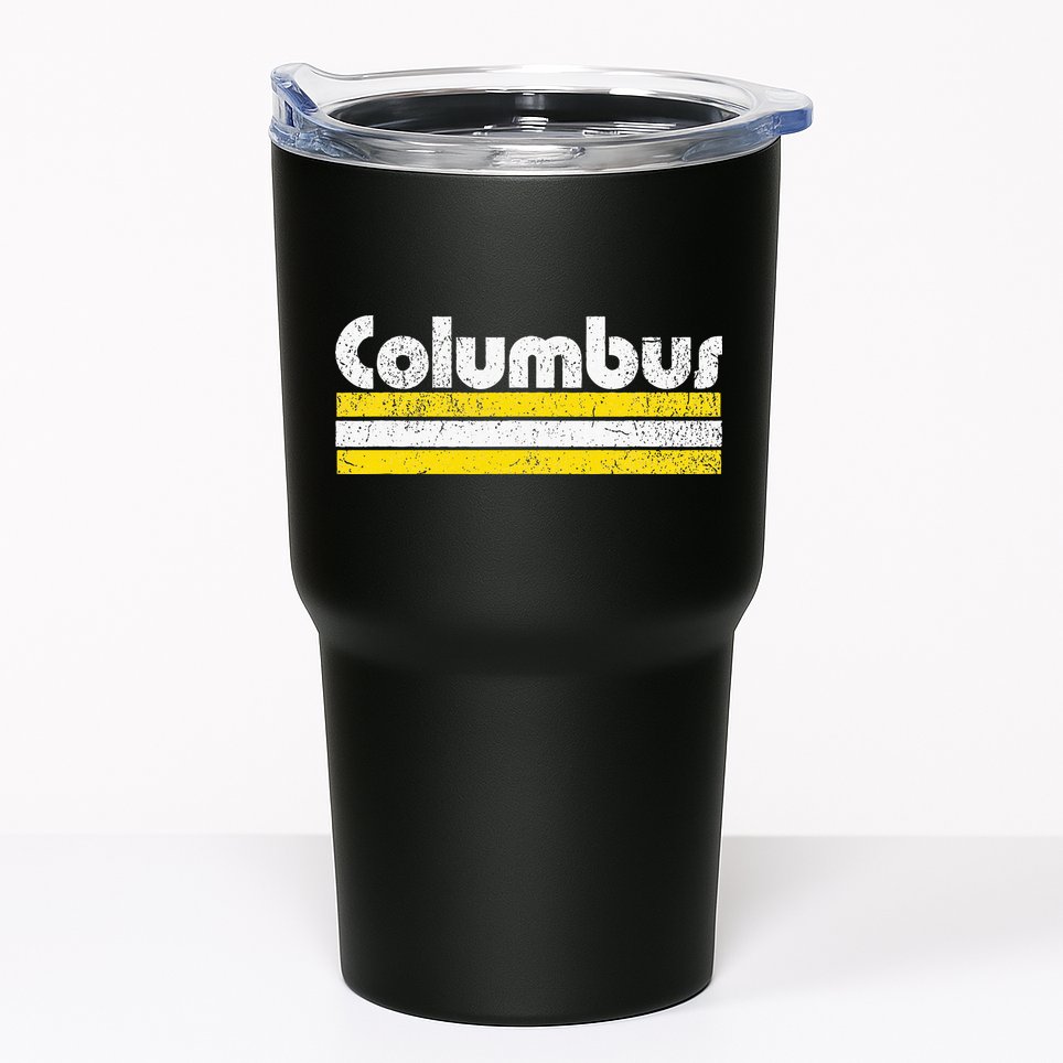 Columbus Soccer Vintage City Tumbler