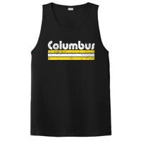 Columbus Soccer Vintage City PosiCharge Competitor Tank