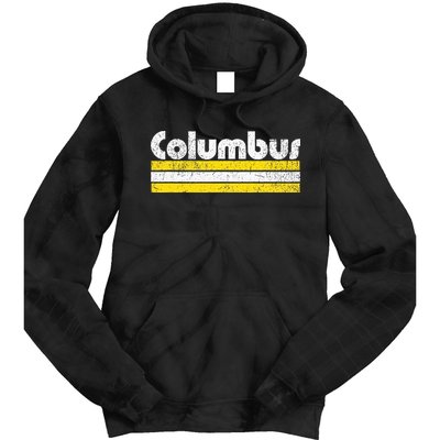 Columbus Soccer Vintage City Tie Dye Hoodie