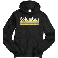 Columbus Soccer Vintage City Tie Dye Hoodie