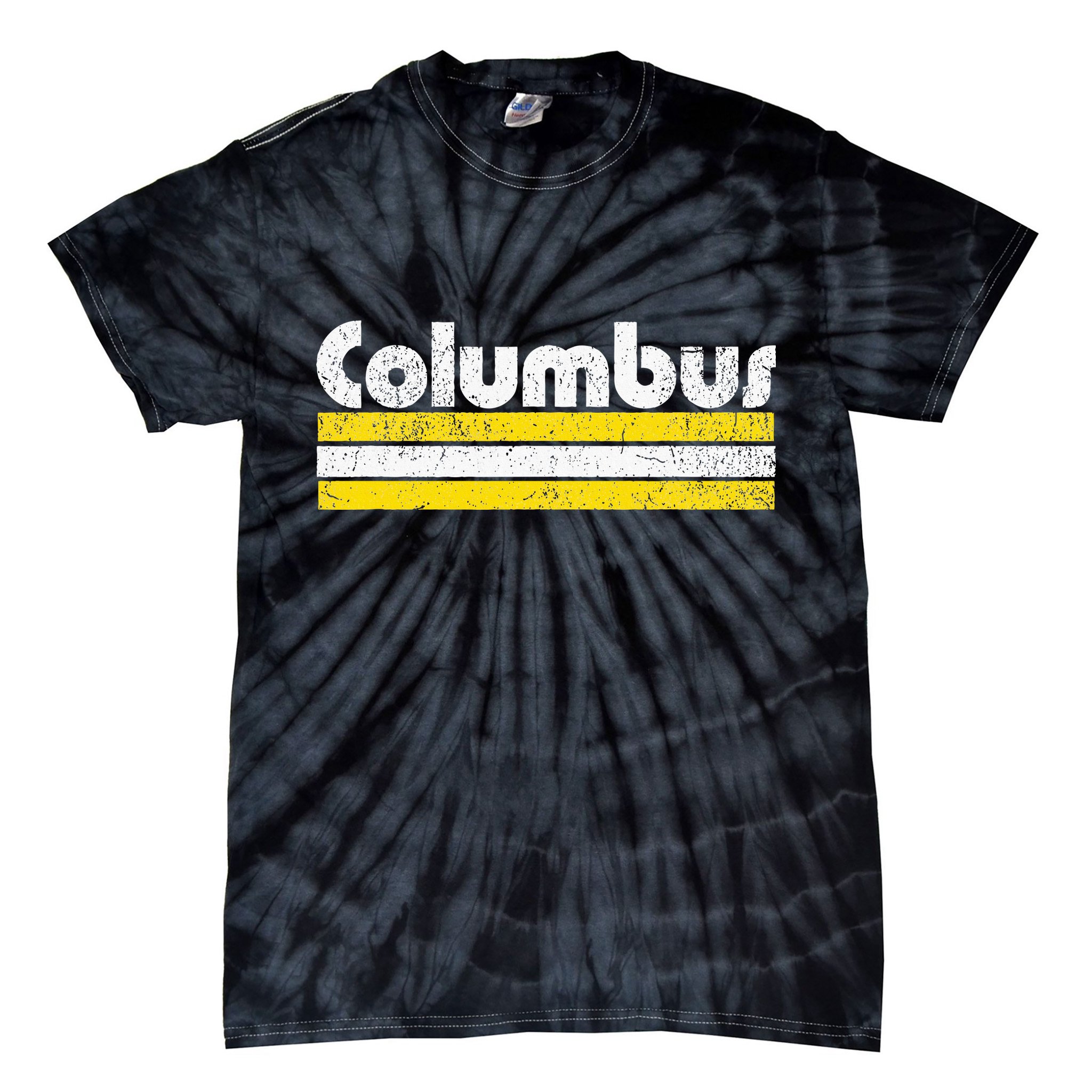 Columbus Soccer Vintage City Tie-Dye T-Shirt