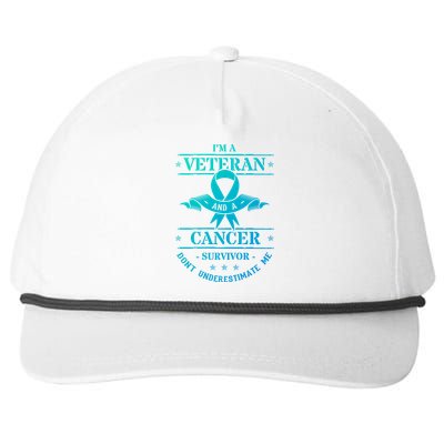 Cancer Survivor Veteran Chemotherapy Warrior Gift Snapback Five-Panel Rope Hat